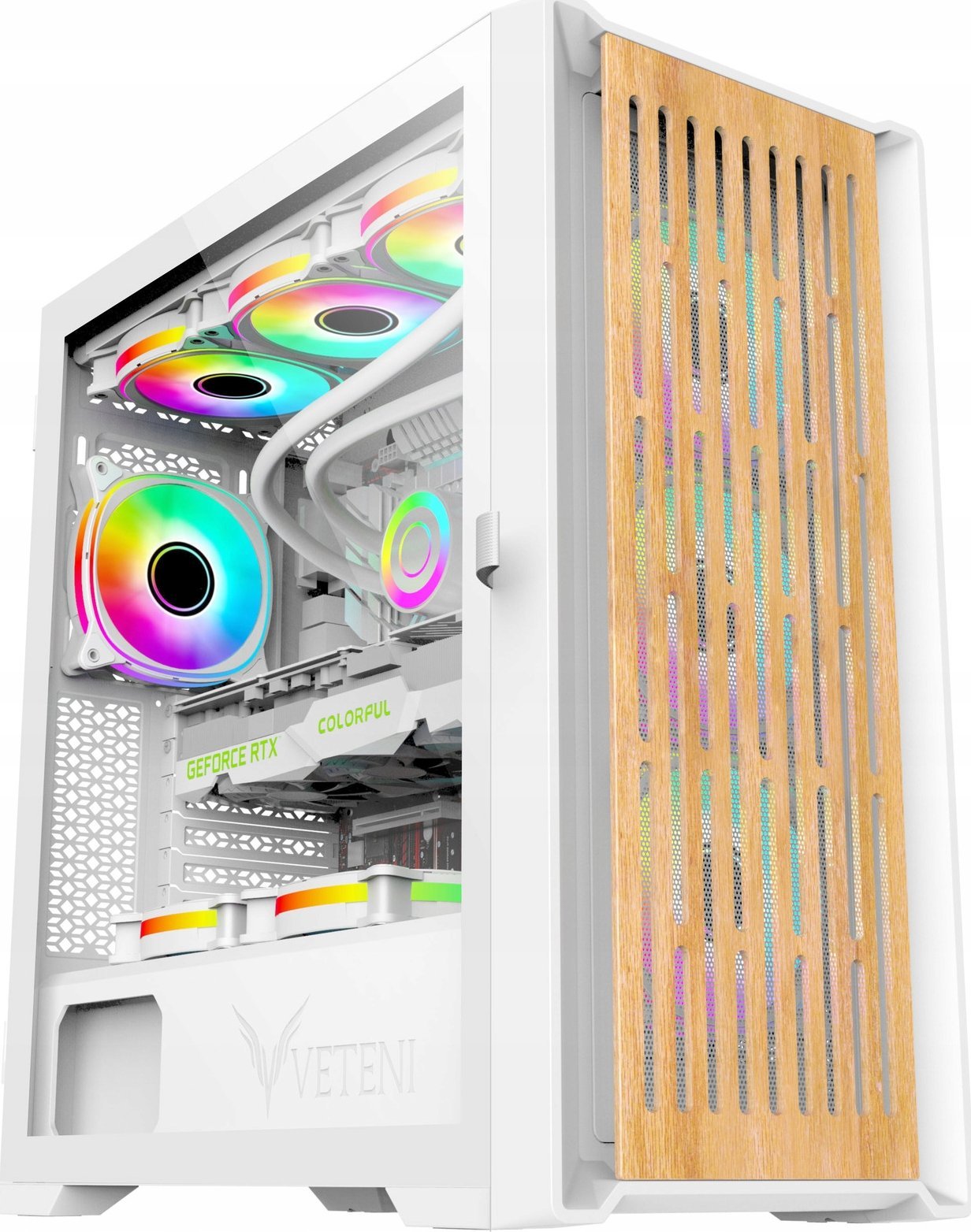 Puzdro VETENI Woody ARGB biele (VT-WOODY-01WH)