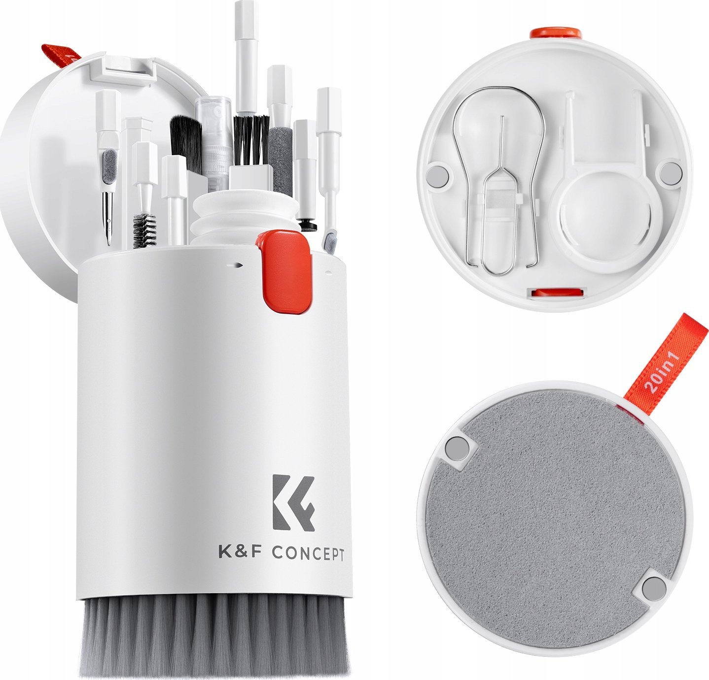 Kf Professional 20in1 Kit pro čištění fotoaparátu Telefon Fotoaparát Optika notebooku K&f / Sku.2078