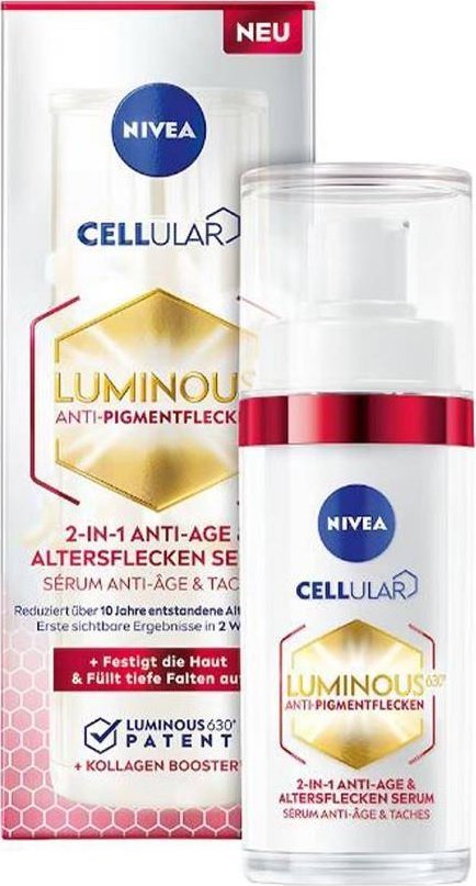 Nivea  Cellular Luminous 630 sérum proti stárnutí 2v1 30ml