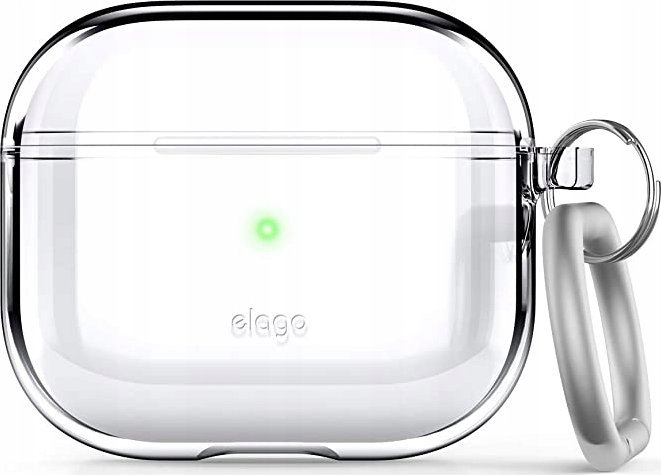 Elago Elago AirPods 3 TPU Hang Case - pouzdro s karabinou pro AirPods 3 průhledné - Záruka bezpečnosti. Jednoduché splátky. Doprava zdarma od 170 PLN.