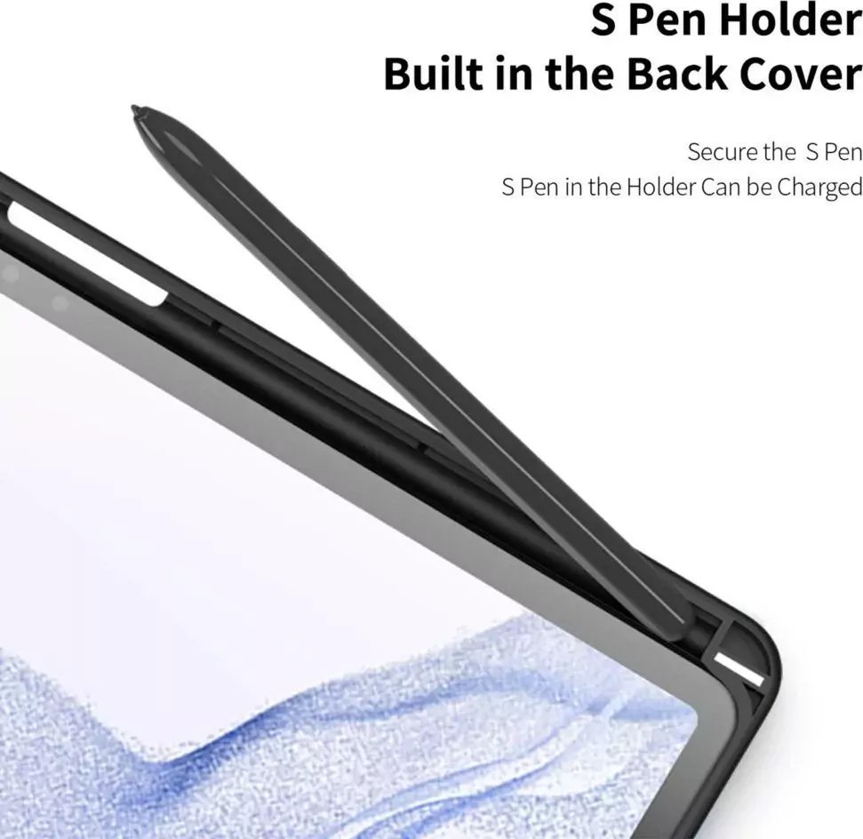 Pouzdro na tablet Dux Ducis Pouzdro Dux Ducis Toby s držákem stylusu pro Samsung Galaxy Tab S9 Plus černé