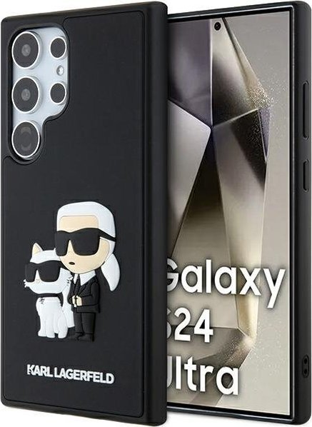 Karl Lagerfeld KARL LAGERFELD SAM S24 ULTRA RUBBER KC NFT KLHCS24L3DRKCNK ČERNÝ