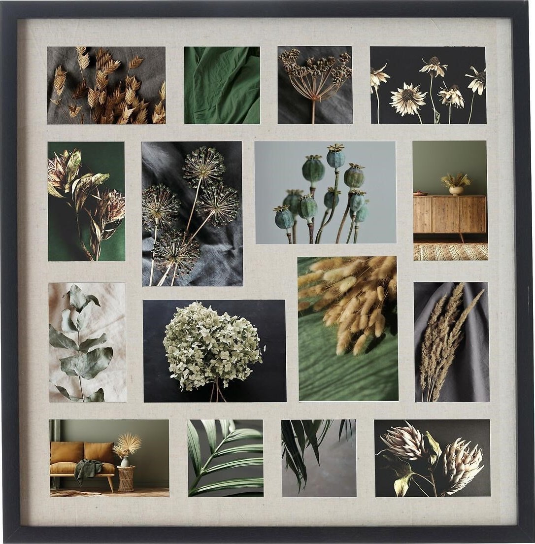 Fotorámeček Atmosphera Frame 16 TONY, černý rámeček, 63 x 63 cm