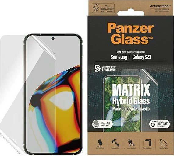 PanzerGlass Matrix Hybrid Glass for Galaxy S23