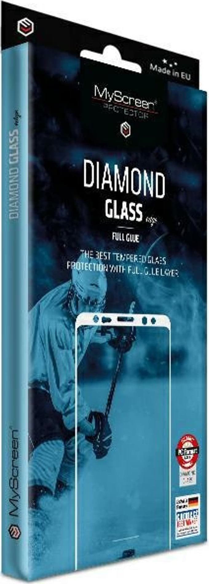 MyScreen Protector  - Tvrzené sklo pro Apple iPhone 16 6.1 DIAMOND GLASS edge pro Tvrzené sklo pro Apple iPhone 16 6.1 DIAMOND GLASS edg
