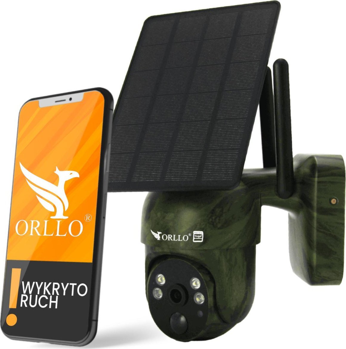 ORLLO IP kamera Orllo IP kamera Bezdrátová 4G LTE otočná se solárním panelem ORLLO TZ1 MORO