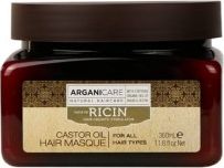 Arganicare Maska pro stimulaci růstu vlasů s ricinovým olejem 350 ml