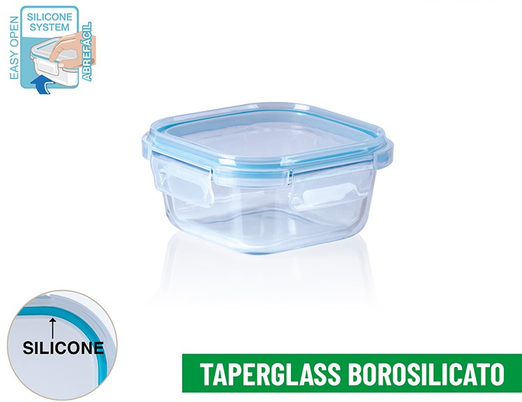 Dóza na potraviny CLICK 0,52 l sklo