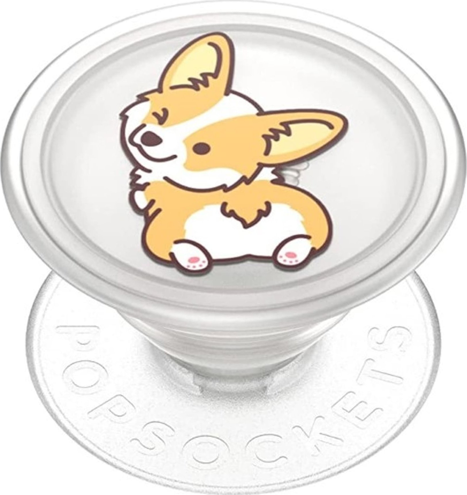 PopSockets Držák a stojan na telefon PopSockets PlantCore Grip Cheeky Corgi 806487