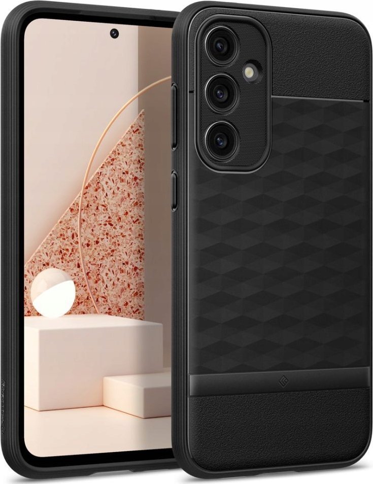 Spigen CASEOLOGY PARALLAX GALAXY S23 FE MATNÁ ČIERNA