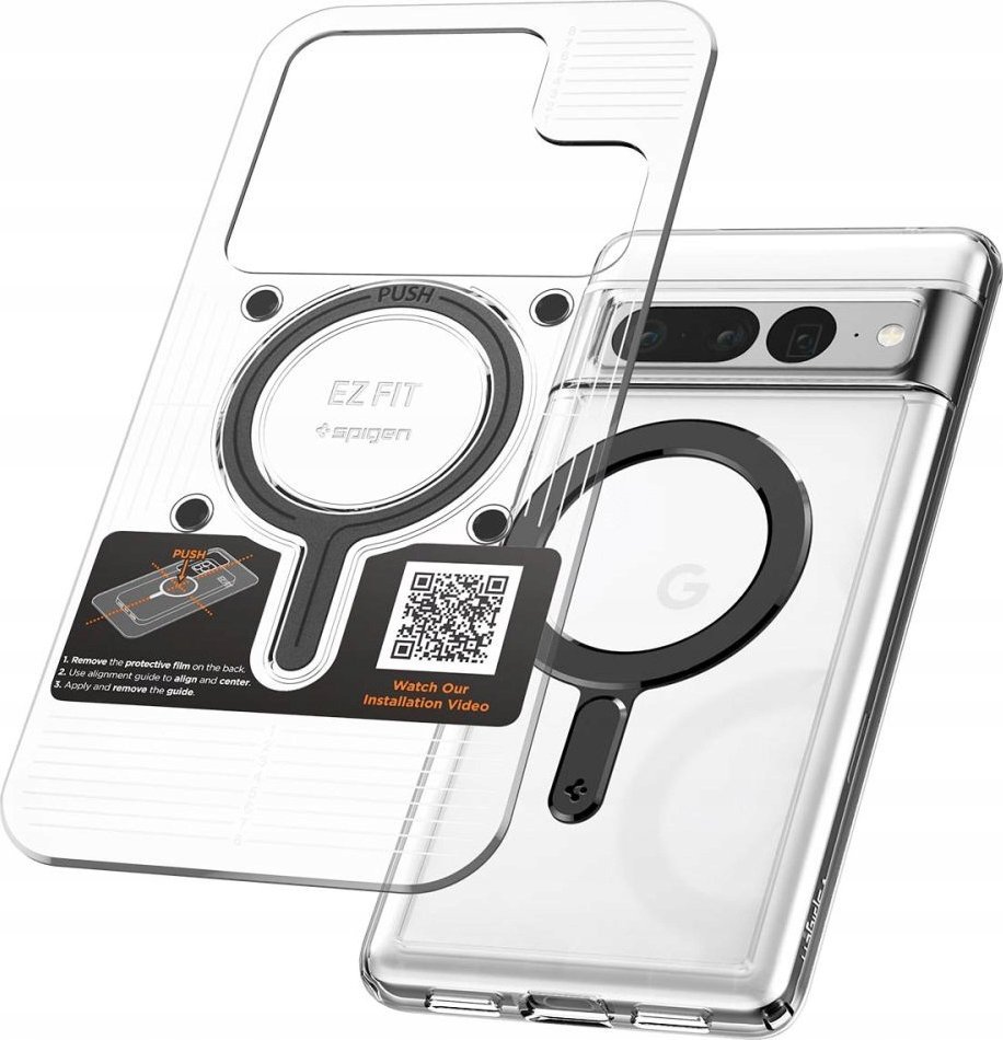 SPIGEN ONETAP PRSTEN MAGNETICKÝ MAGSAFE DOSKA ČIERNA