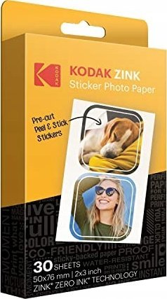 Náplne Kodak Náplň papiera do fotoaparátu Nálepky Kodak Step Touch Printer Step 60x