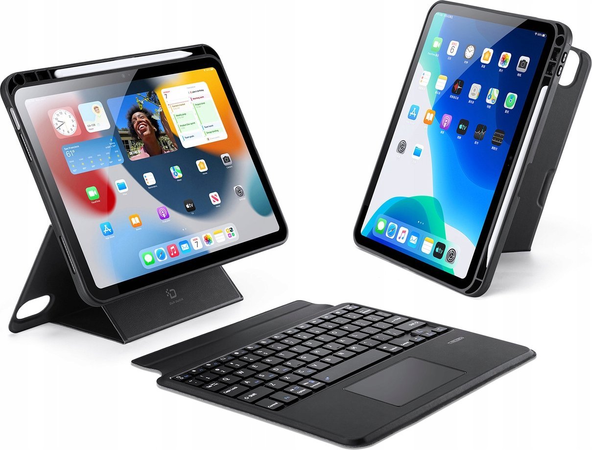 Puzdro na tablet Dux Ducis DUX DUCIS DK Skladacie puzdro s bezdrôtovou klávesnicou pre iPad Pro 10 (2022) čierne