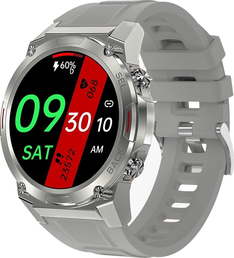 Chytré hodinky Oukitel BT50 Šedostříbrné (BT50-SR/OL)