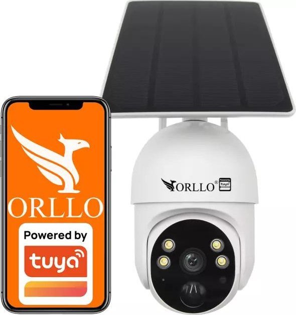 ORLLO IP kamera Bezdrátová 4G LTE otočná IP kamera se solárním panelem Orllo TZ1 PRO