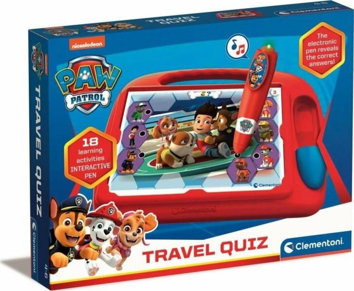 Clementoni Clementoni Cestovní kvíz Tlapkové patroly