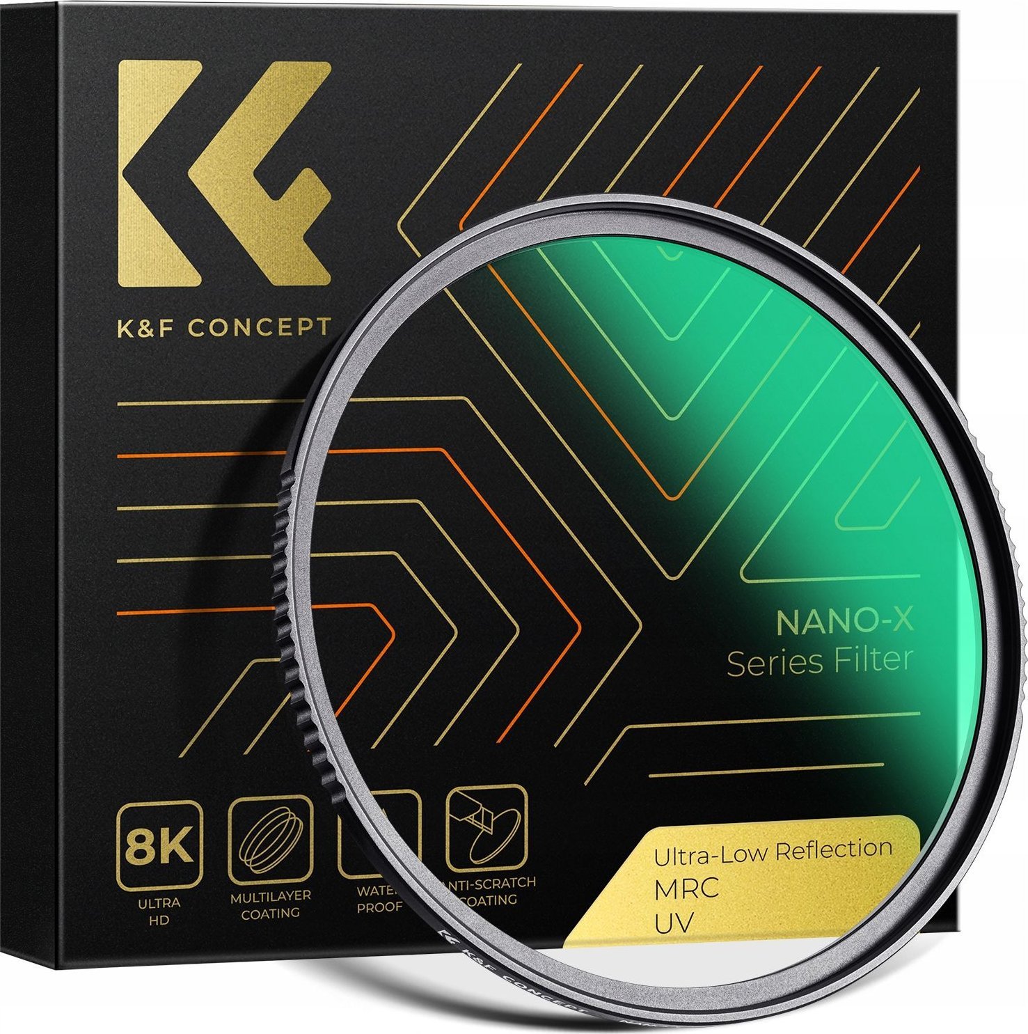 Cameron Sino filtr UV FILTR Ultra Low Reflection K&F CONCEPT NANO-X MRC 55 mm 55 mm / KF01.2462