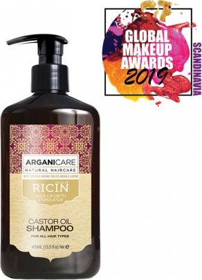 Arganicare Šampon s ricinovým olejem pro stimulaci růstu vlasů 400 ml