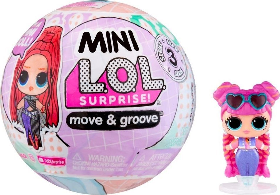 Mga LOL Surprise Mini S3 Move-and-Groove panenka 1 ks.