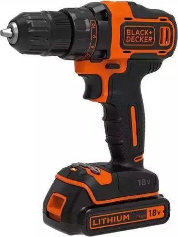 Black+Decker vrtačka BLACK+DECKER ŠROUBOVACÍ DRŽÁK 18V BDCDD186B 40Nm 2x1,5Ah