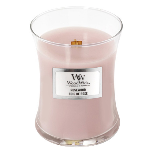 Svíčka oválná váza WoodWick, Palisandr, 275 g