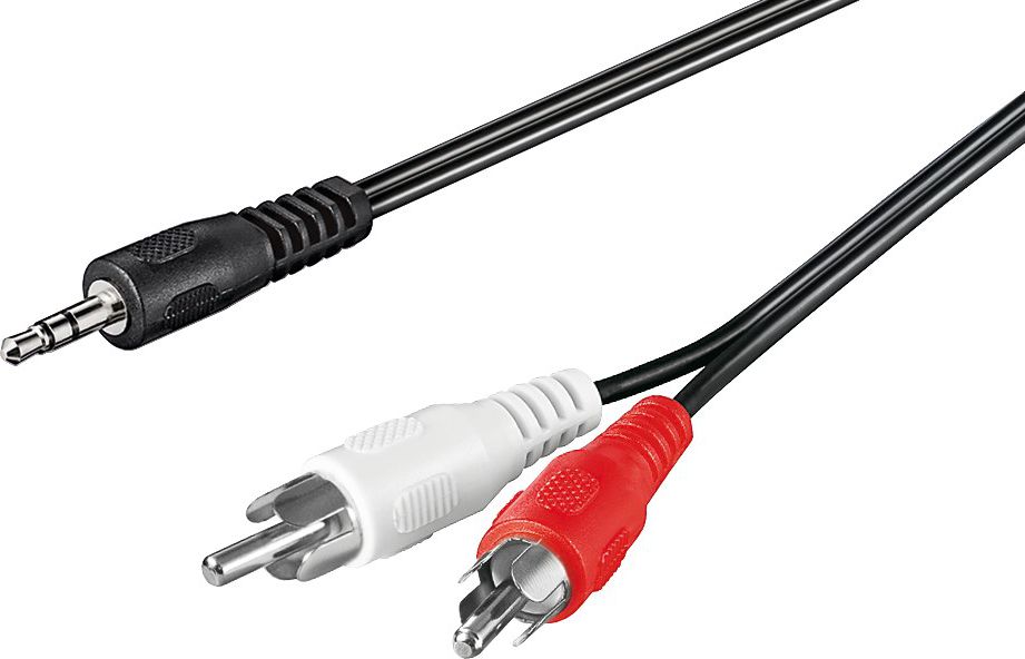 Kabel 2x Cinch na Jack 3.5mm  3m