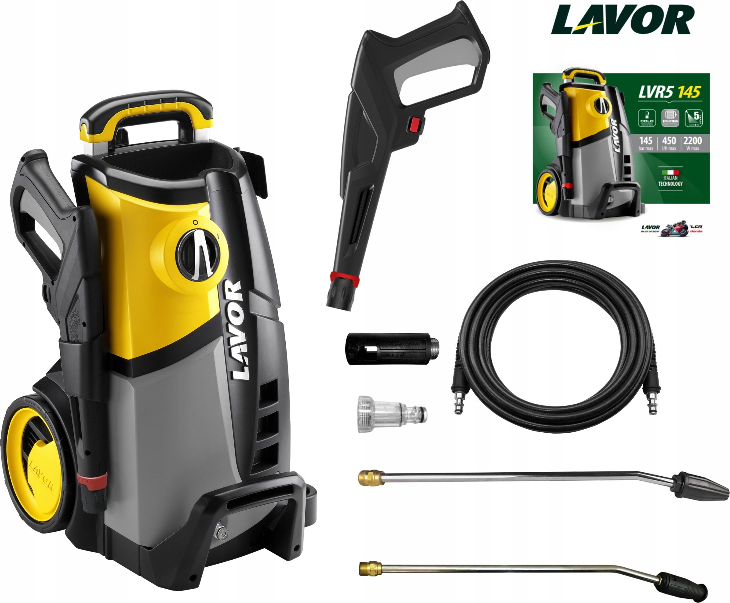 Sourcing pračka LAVOR WASHER LVR5 145 /2200W/145BAR INDUKČNÍ MOTOR %