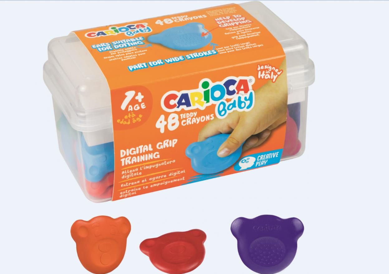 Carioca Pastelky Teddy Bears Baby box 48 ks