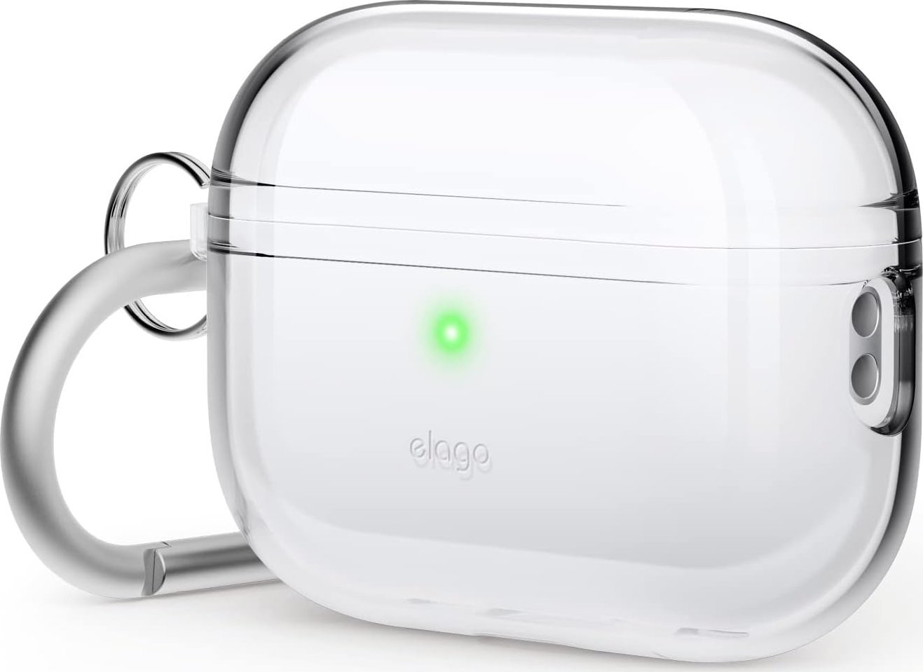 Elago Elago AirPods Pro 2 Hang TPU Shell Case - pouzdro s karabinou pro AirPods Pro 2 průhledné - záruka bezpečnosti. Jednoduché splátky. Doprava zdarma od 170 PLN.