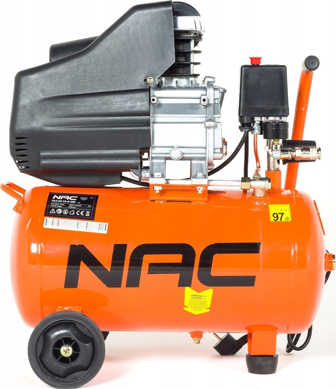 NAC kompresor NAC OLEJOVÝ KOMPRESOR 24L 1,5kW 8 BAR