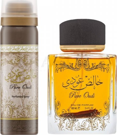 Lattafa DUO PURE OUDI (M/W) EDP/S 100ML + PARFUMOVANÝ SPREJ 50ML