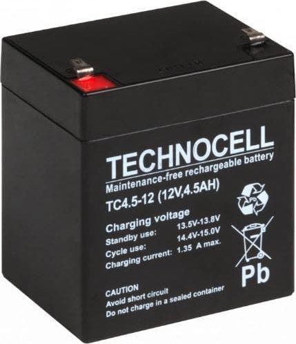 Baterie Technocell TECHNOCELL AGM, řada TC 12V 4,5Ah