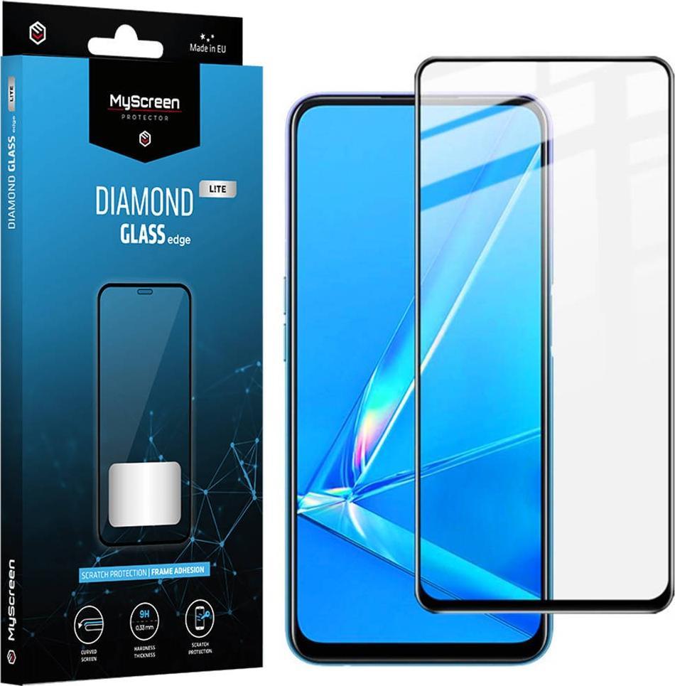 MyScreen Protector Ochranné sklo Realme 9 Pro - Tvrzené sklo pro mírně zakřivené obrazovky DIAMOND GLASS LITE edge FULL GLUE