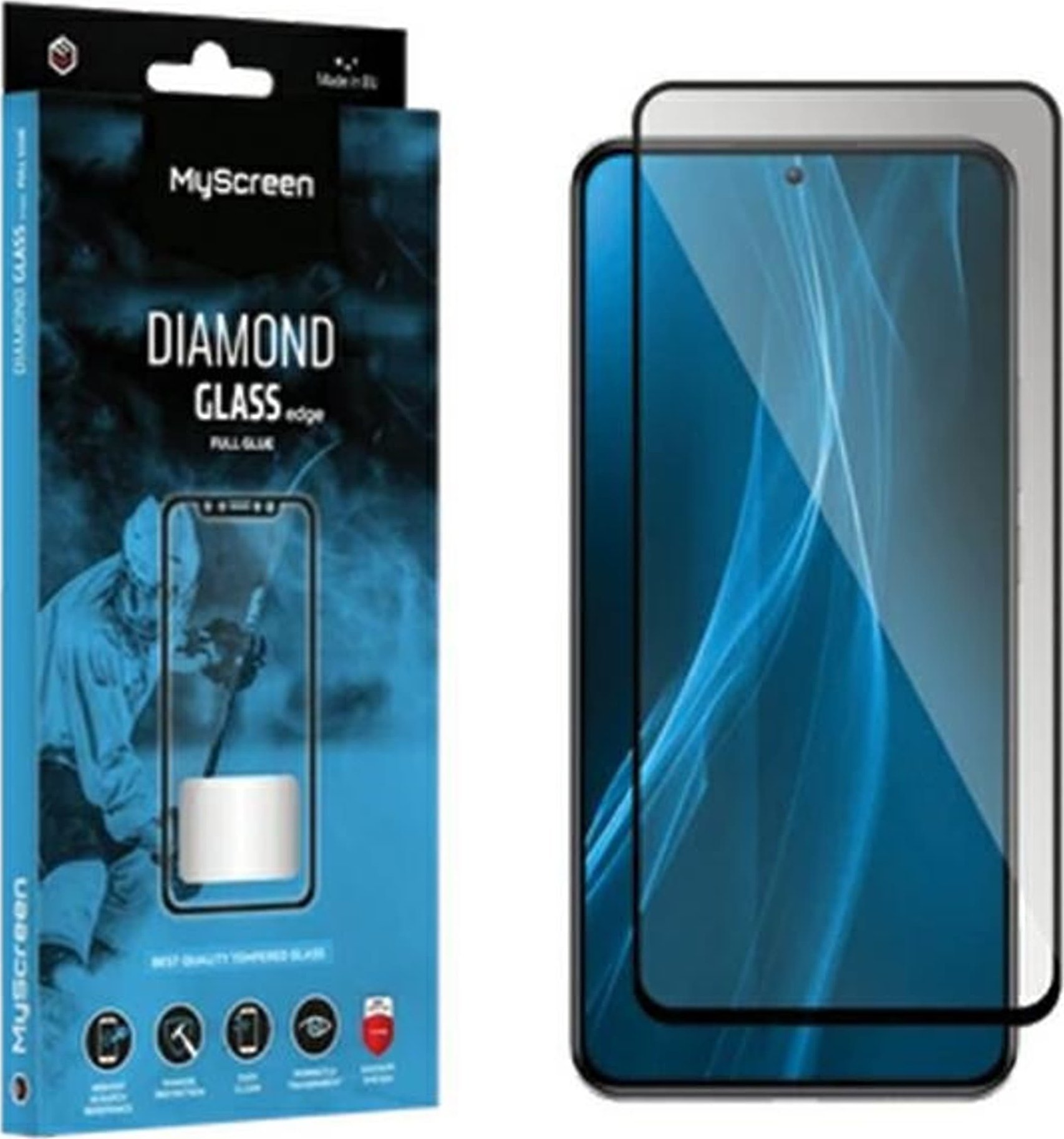 MyScreen Protector MyScreen Diamond Glass Edge Full Glue Black pro Samsung Galaxy A25 5G