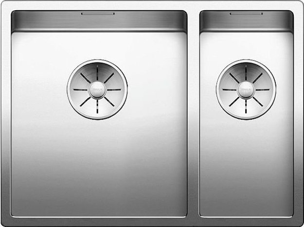 Blanco kuchyňská baterie BLANCO CLARON 340/180-U leštěná ocel levá, InFino