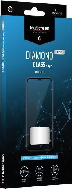 MyScreen Protector OnePlus Nord N10 5G / N200 5G - Tvrzené sklo pro mírně zaoblené obrazovky DIAMOND GLASS LITE edge FULL GLUE