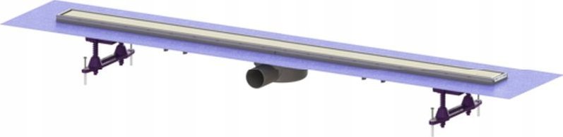 Sprchový odtok Kessel Linearis Kompaktný lineárny, L=1150, bočný odtok DN50 s predložkou inštalovanou z výroby.