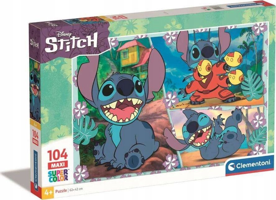 Puzzle 104 maxi Disney Stitch