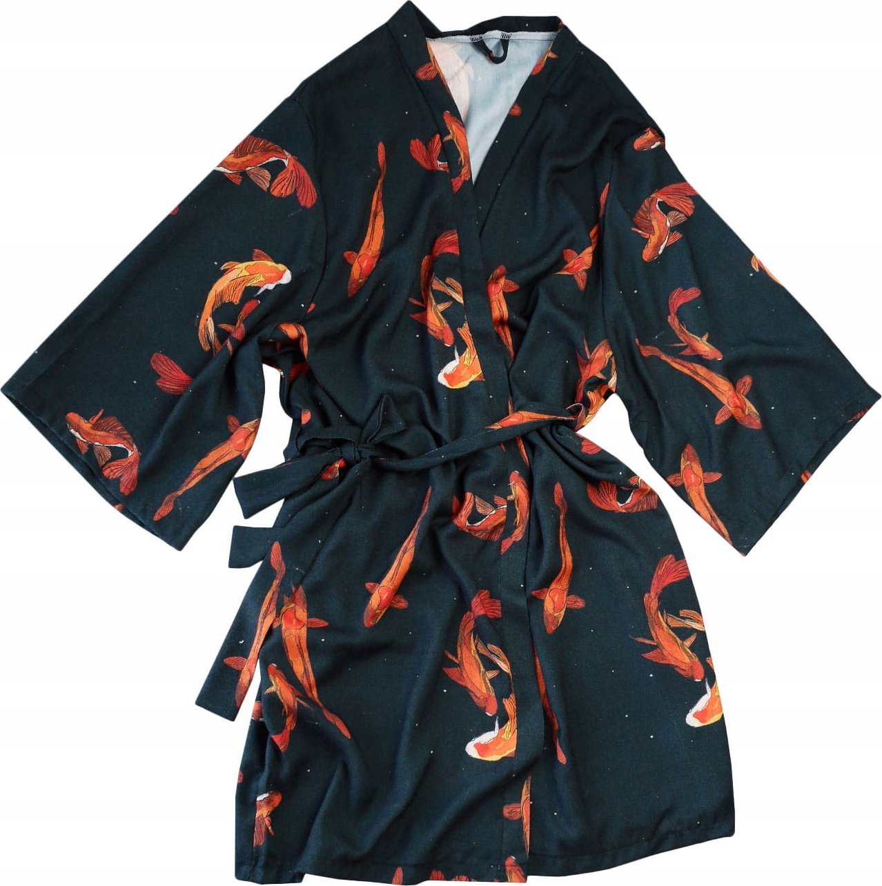 Lullalove, bambusové kimono - Koi kapři