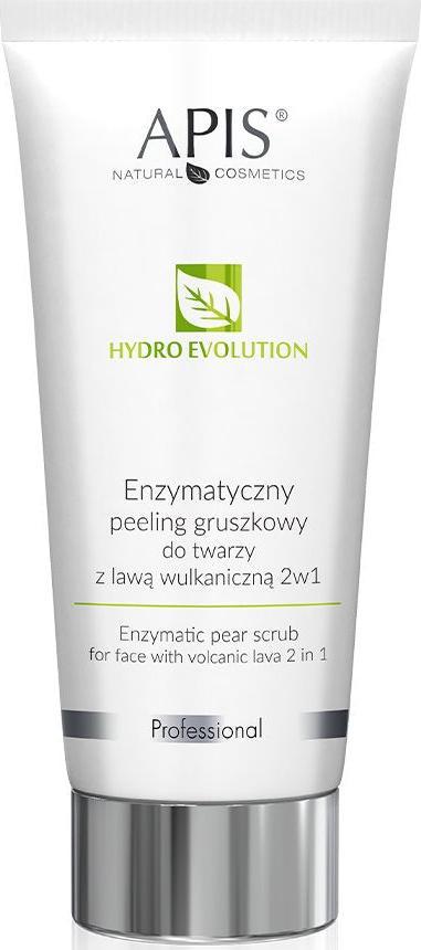 Apis APIS_Hydro Evolution Enzymatic Pear Scrub enzymatický hruškový peeling na obličej s vulkanickou lávou 200ml