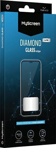 MyScreen Protector Ochranná fólie - Tvrzené sklo pro mírně zakřivené obrazovky DIAMOND GLASS LITE edge FULL GLUE pro Samsung Galaxy M55