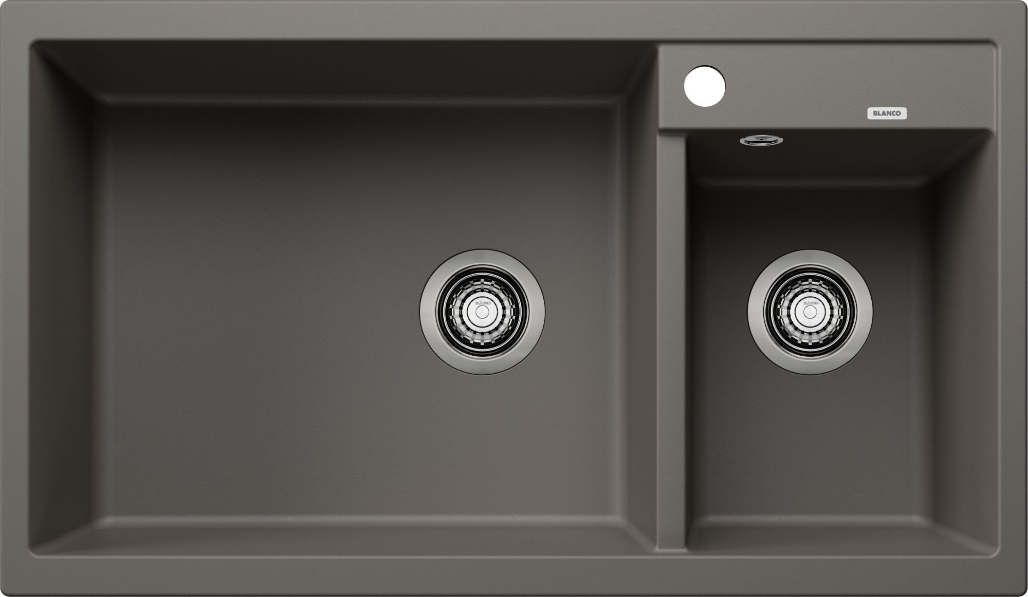 Blanco dřez METRA 9 dřez Silgranit vulcanic grey left