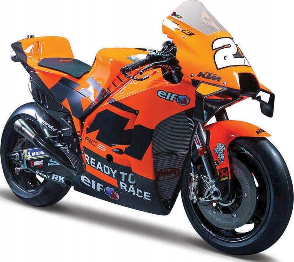 Maisto Kovový model závodního motocyklu Tech3 KTM Factory 2021 v měřítku 1/18