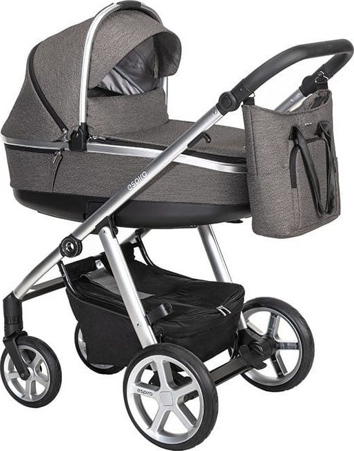 Espiro kočárek 2v1 NEXT 2.1 509 MULTICOLOR BÉŽOVÝ VĚTRNÝ GEL