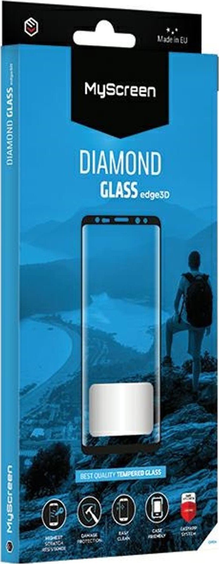 MyScreen Protector  – tvrzené sklo na celou obrazovku DIAMOND GLASS edge3D (černý rám) pro Honor Magic6 Lite 5G