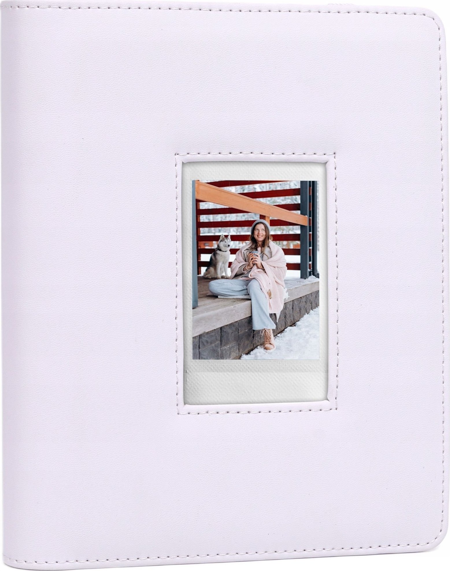 LoveInstant Fotoalbum 288 ks. pro Fuji Instax Canon Xiaomi Polaroid HP Kodak ZINK / Krycí okénko / Fialová