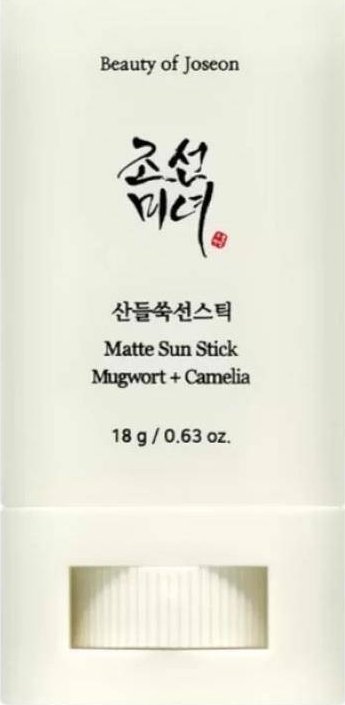 Beauty Of Joseon Matná opalovací tyčinka Beauty Of Joseon: pelyněk a kamélie SPF50+ 18g