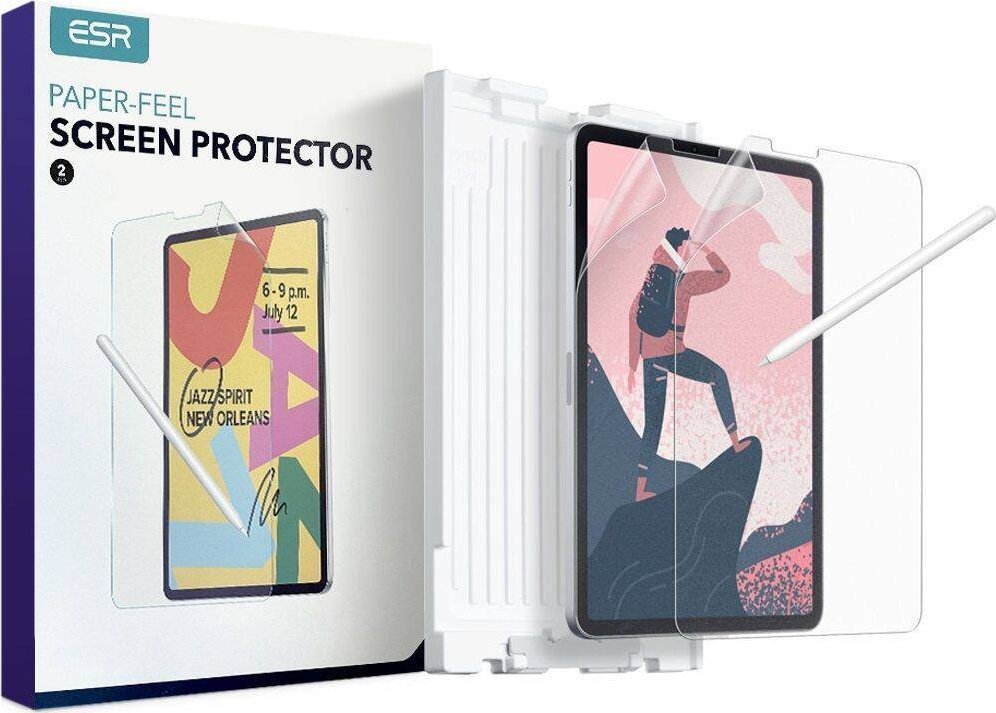 ESR ESR Paper Feel Apple iPad Air 10.9 2020/2022 (4. a 5. generace) / iPad Pro 11 2020/2022 (3. a 4. generace) Matný průhledný [2 kusy]