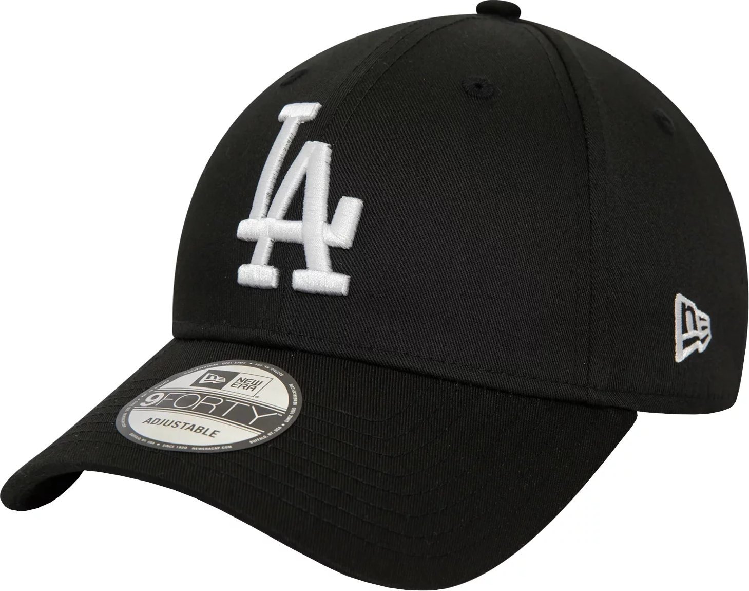 New Era New Era MLB 9FORTY Los Angeles Dodgers World Series Patch Cap 60422518 černá OSFM