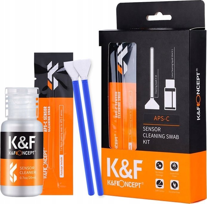 Kf Matrix Cleaning Kit pre Aps-c Matrice K&amp;f Concept LIQUID + 10x špachtľa / Sku.1616